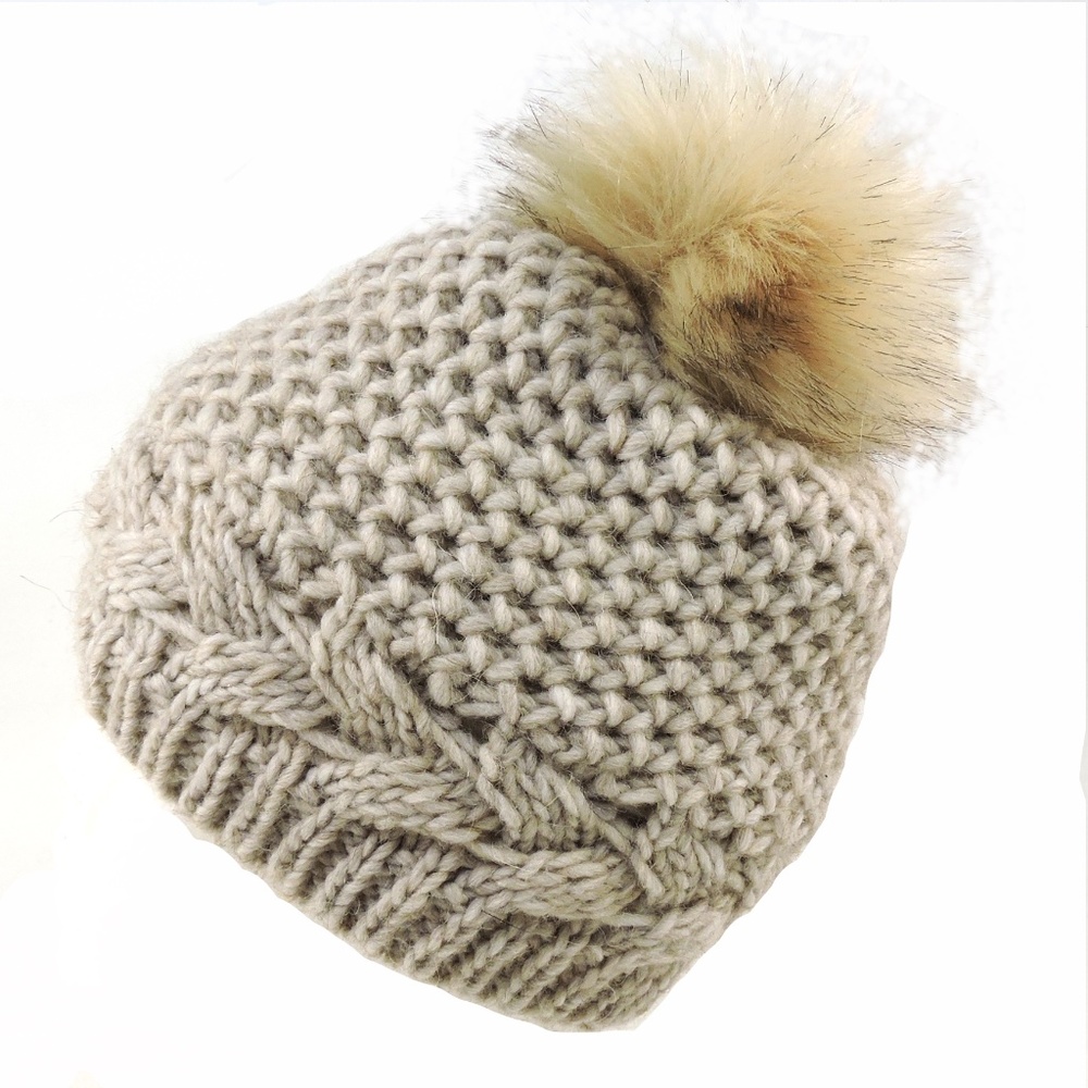 GELSO BIANCO ⚜ WOMEN'S  BEIGE ALPACA WINTER HAT